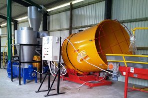 zuigermechanische briketteermachines voor houtafval Polen